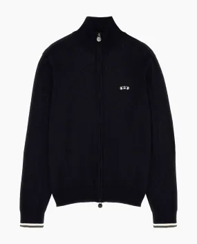 8JS Basic Merino Zip up Knit