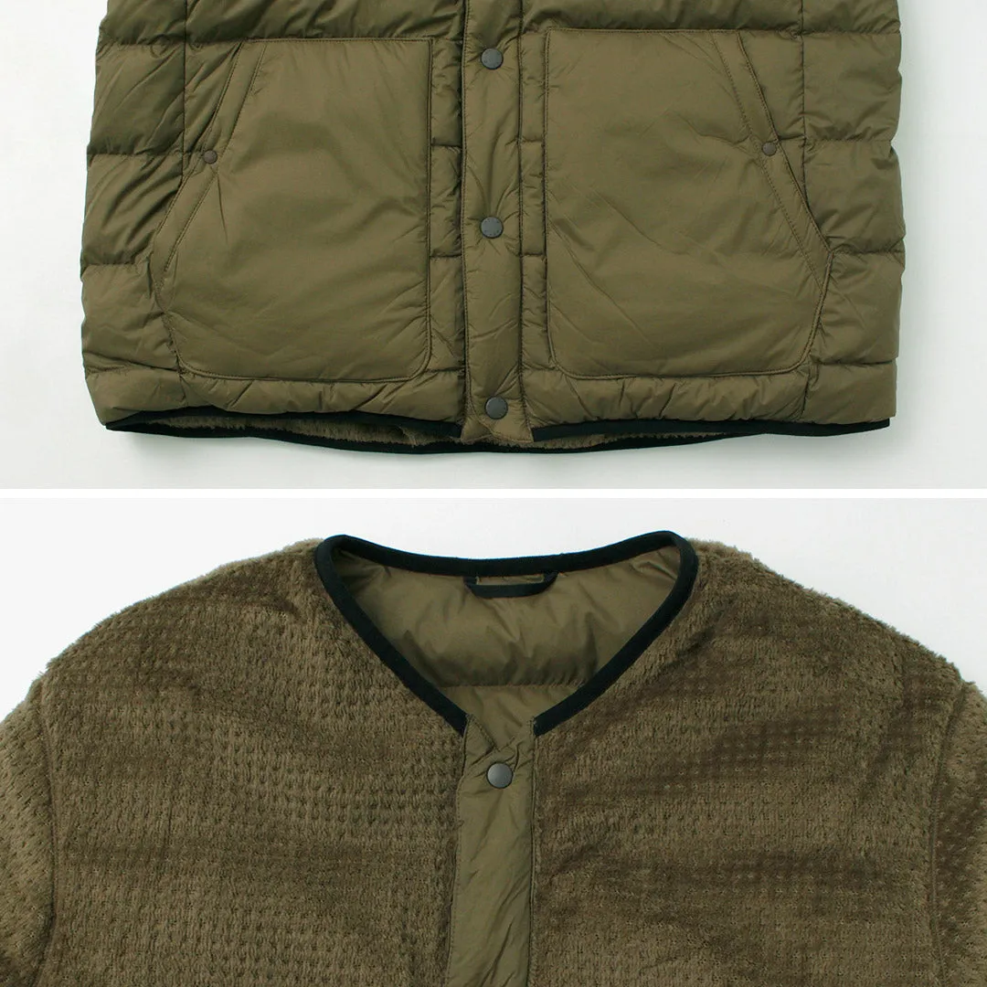 ALLIED FEATHER   DOWN / Reversible Down Cardigan