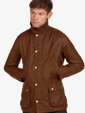 BARBOUR Ashby Wax Jacket - Mens - Bark