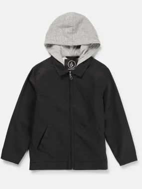 Big Boys Korman Hood Jacket - Black