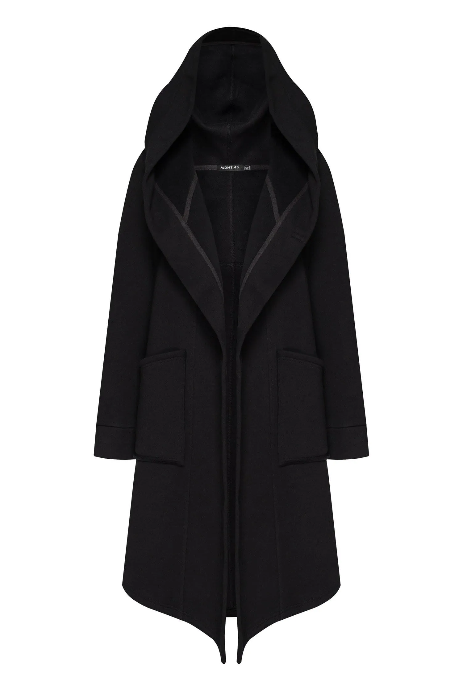 Black Hooded Coat