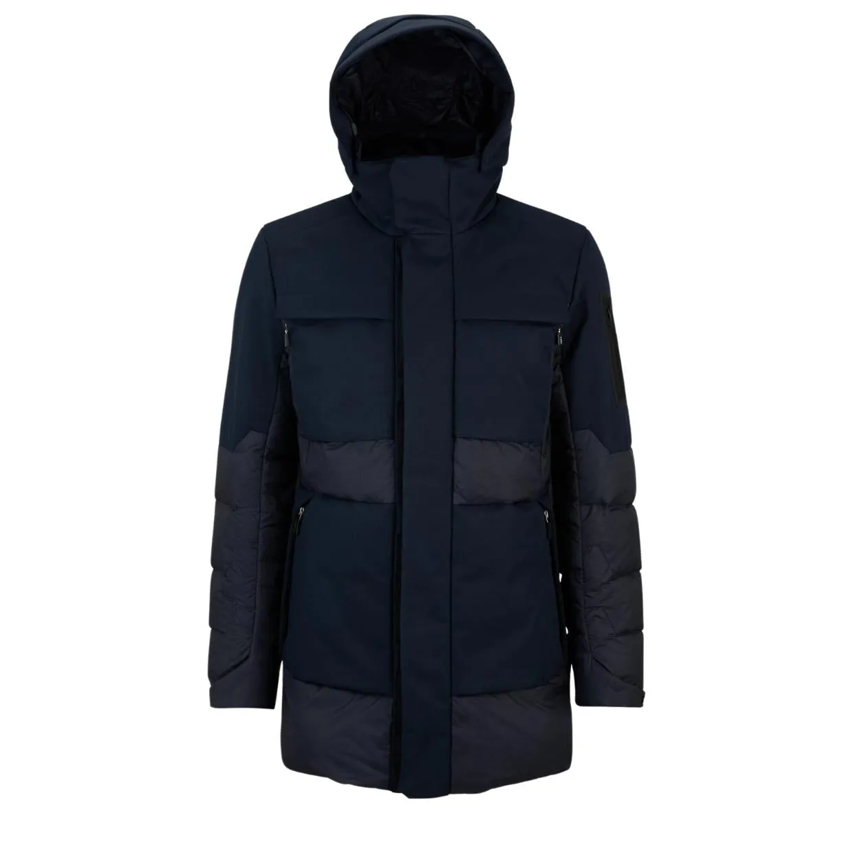 BOSS J Zefiro2 Detachable Hood Dark Navy Down Jacket