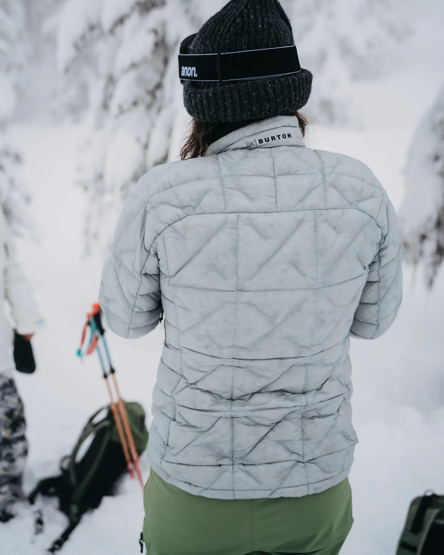 Burton Women's [ak]® Baker Down Jacket - Gray Cloud