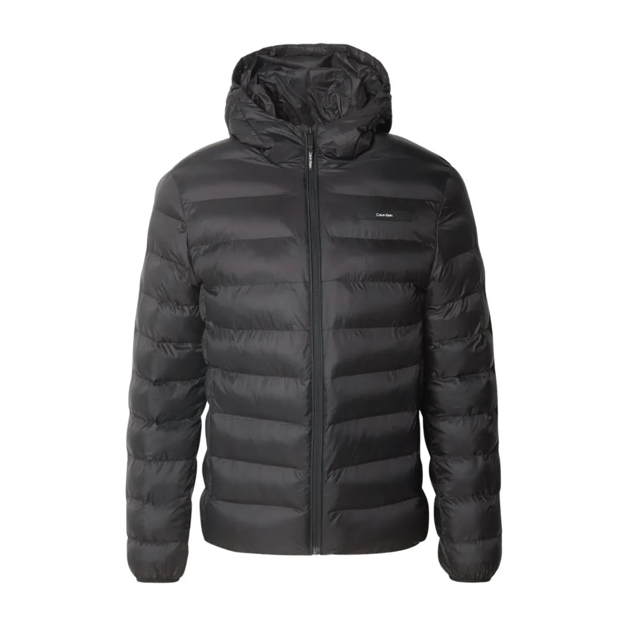 Calvin Klein Black Hooded Puffer Jacket