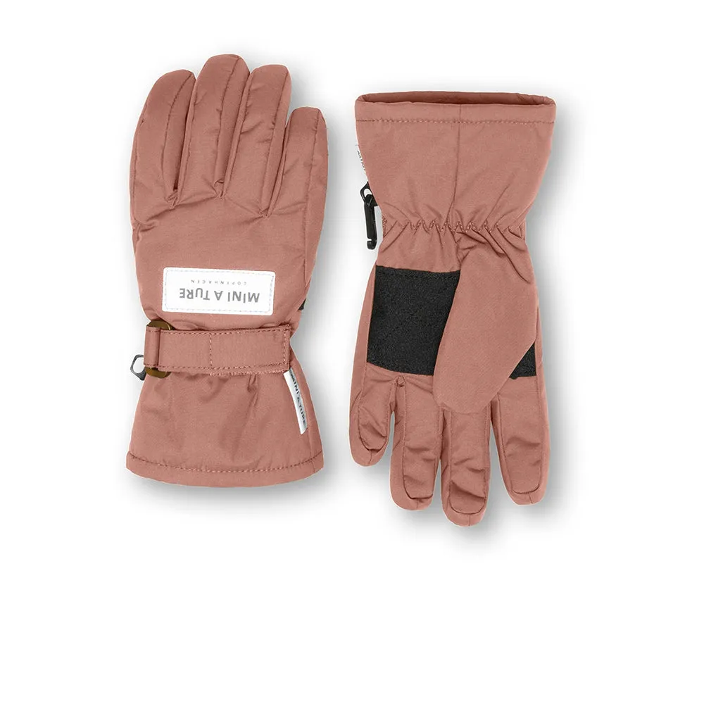 Celio Gloves Wood Rose