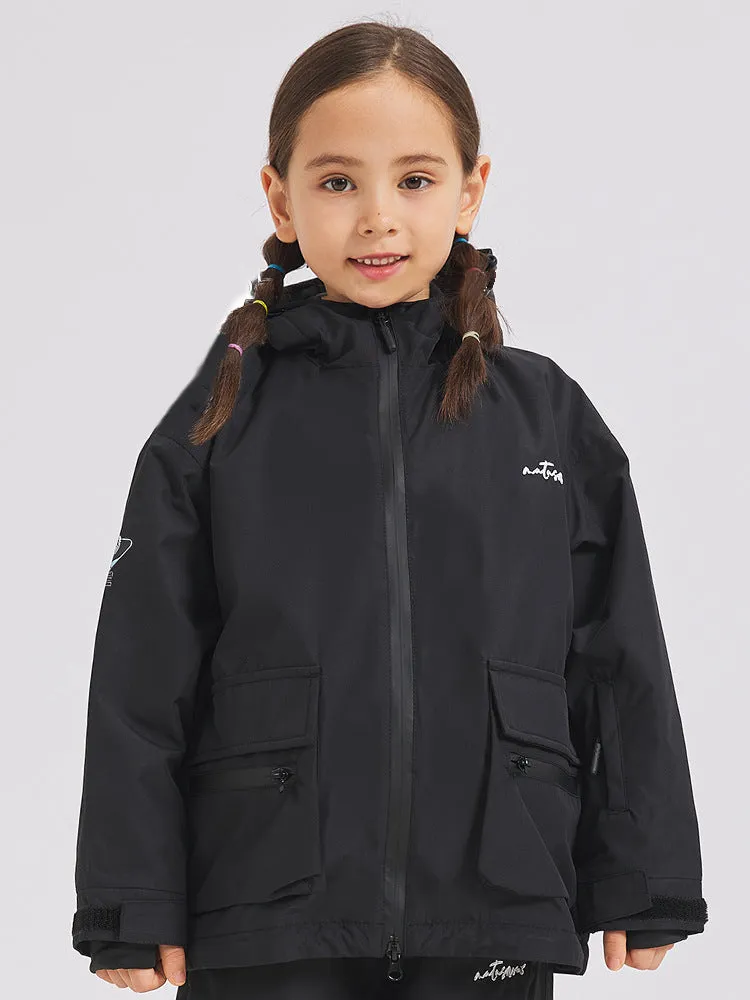 Children Ski Jackets Hooded Jackets Winter Thickening Overcoats