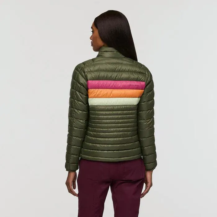 Cotopaxi Women’s Fuego Down Jacket Fatigue Stripes