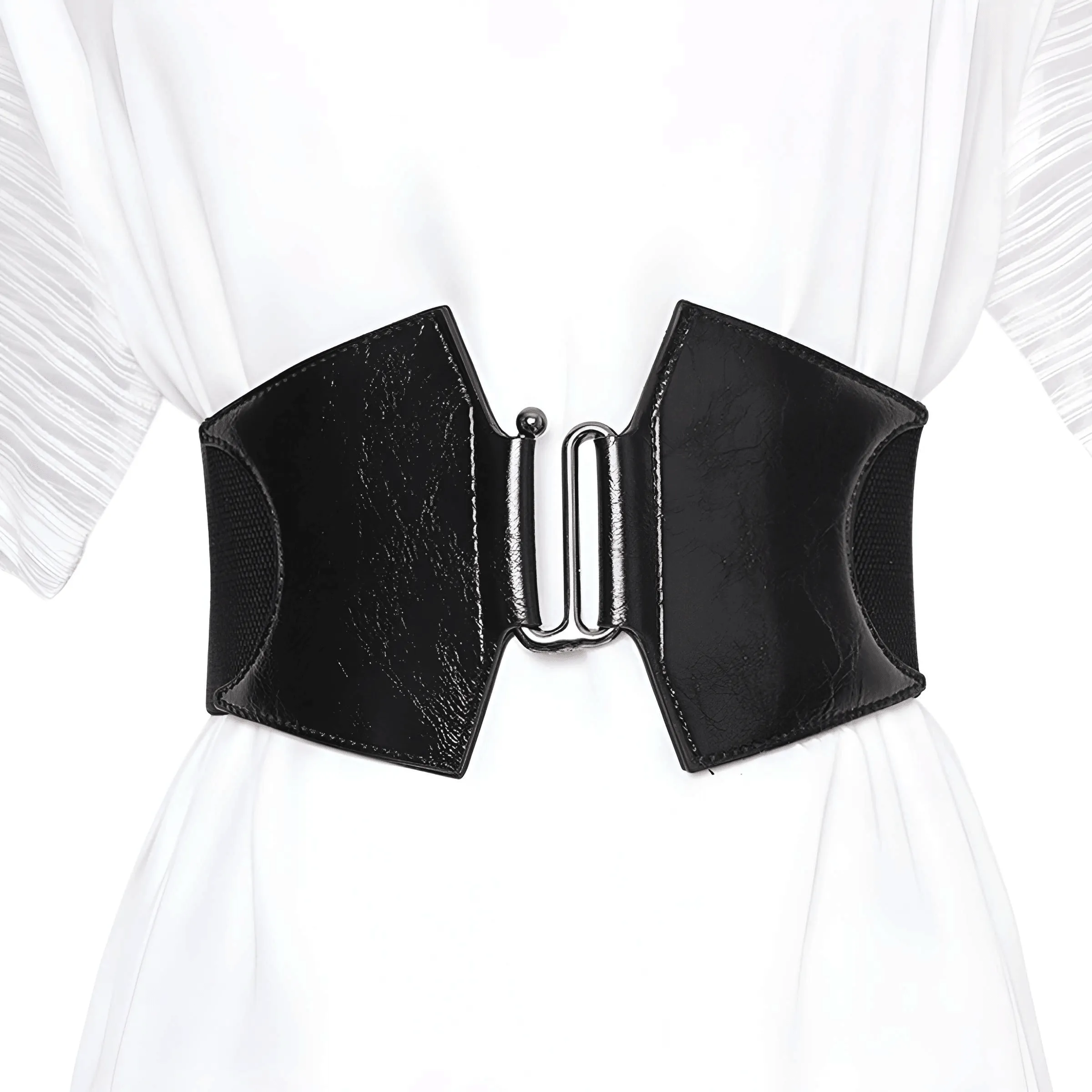 Elastic Corset Waist Wide Belt For Women