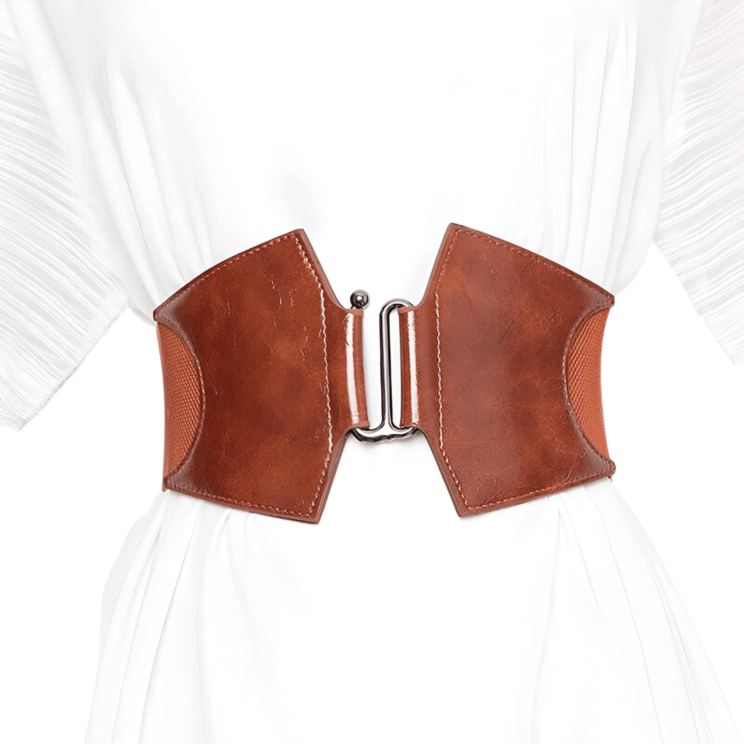 Elastic Corset Waist Wide Belt For Women