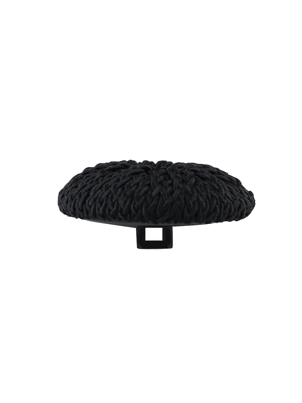 Handmade Black Fancy Braided Cord Button