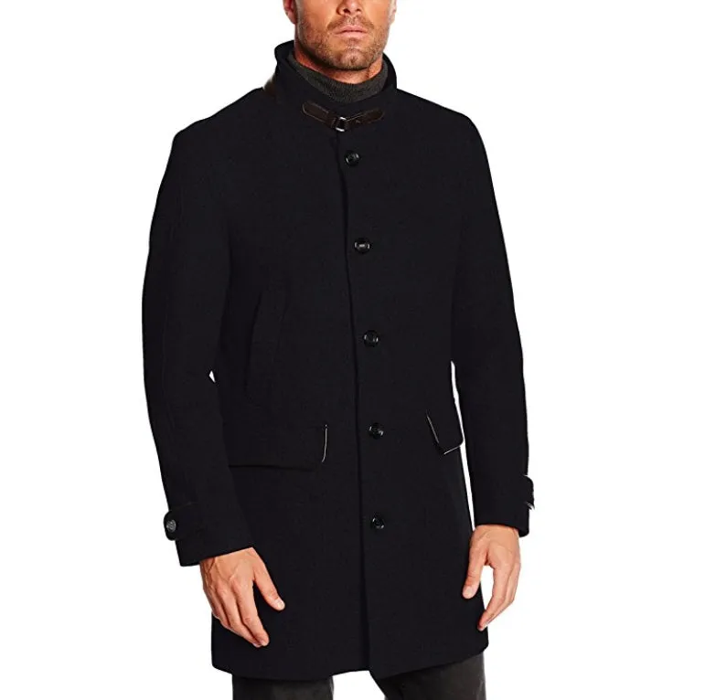 ID6373-Schneiders Navy Bennet Overcoat