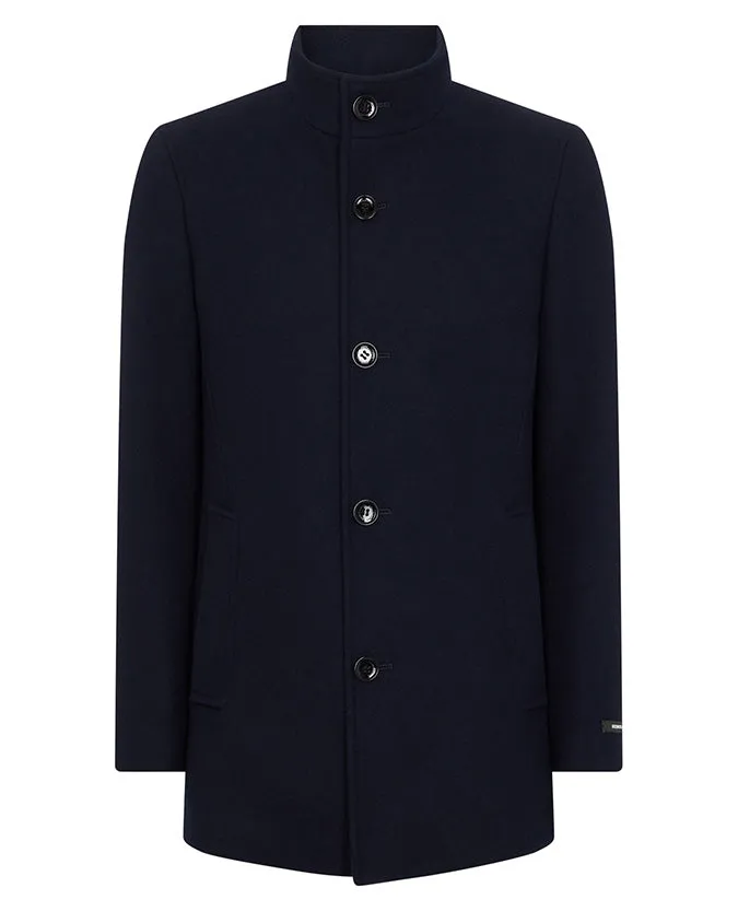 ID80093-Remus Navy Jonah Overcoat