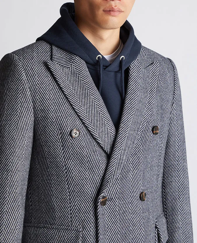 ID80095-Remus Navy Brady Overcoat