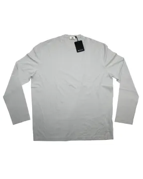 Kired Kiton Longsleeve T-Shirt Gray Crêpe Cotton EU 48/ S SALE