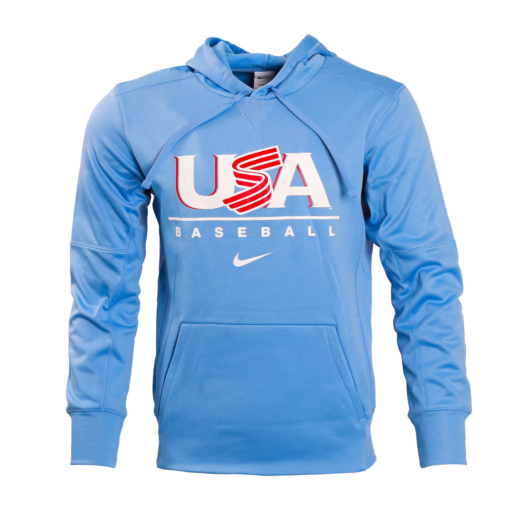 Light Blue Legacy Logo Therma Hoodie