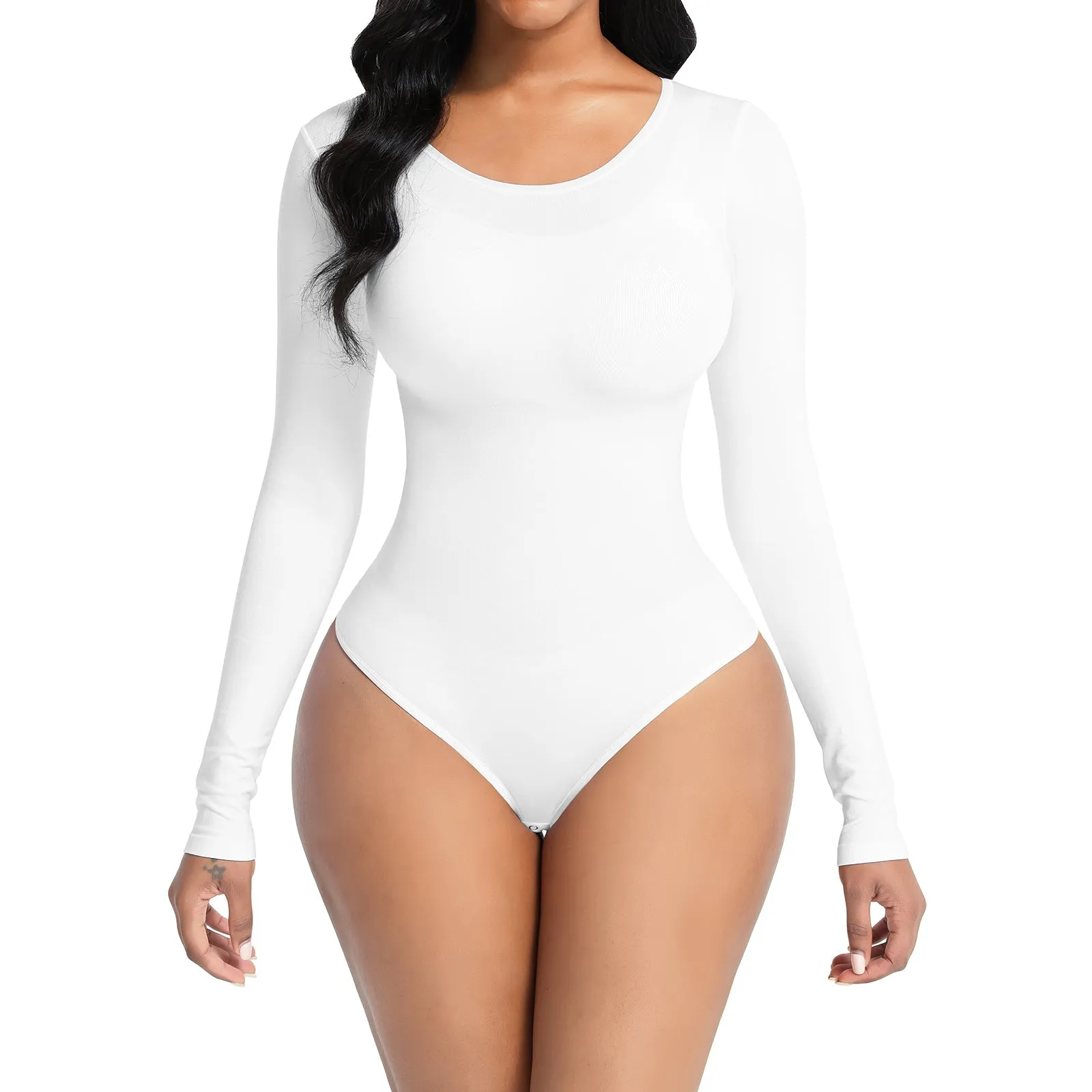 Long Sleeve Tummy Tuck Body Suit