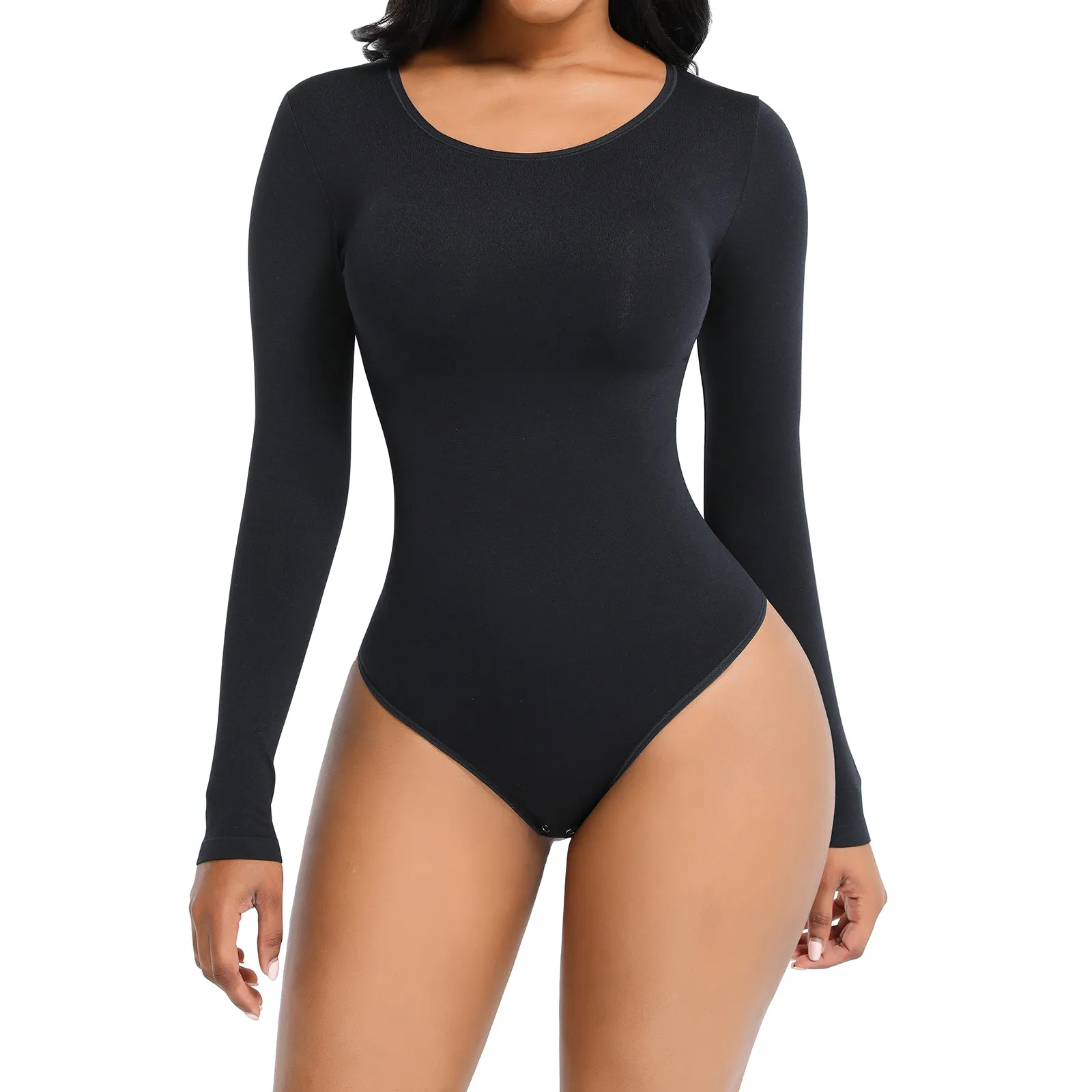 Long Sleeve Tummy Tuck Body Suit