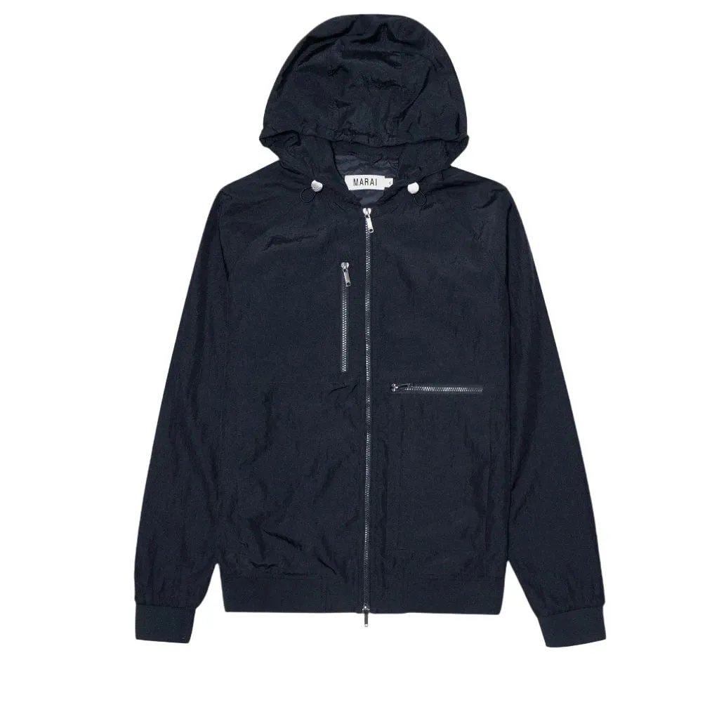 Marai Crinkle Nylon Hooded Jacket Men