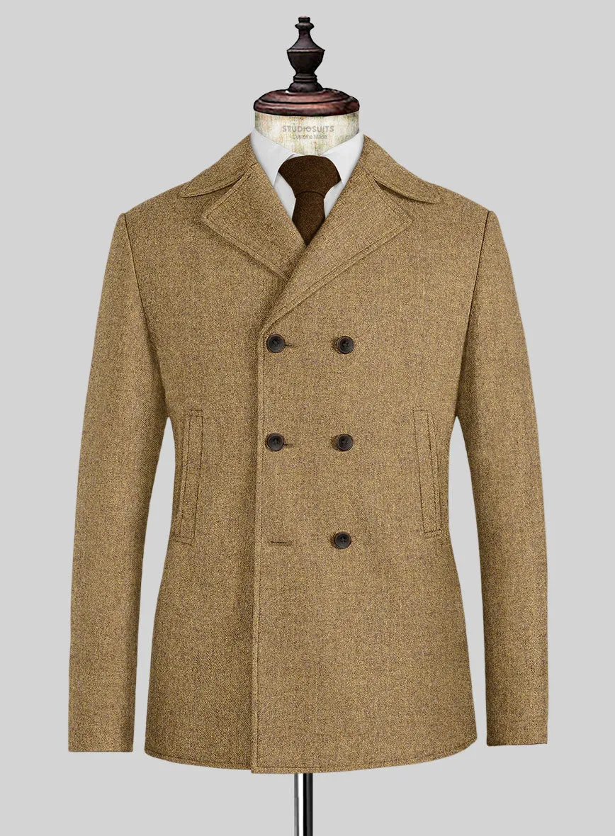 Naples Tuscan Sun Tweed Pea Coat