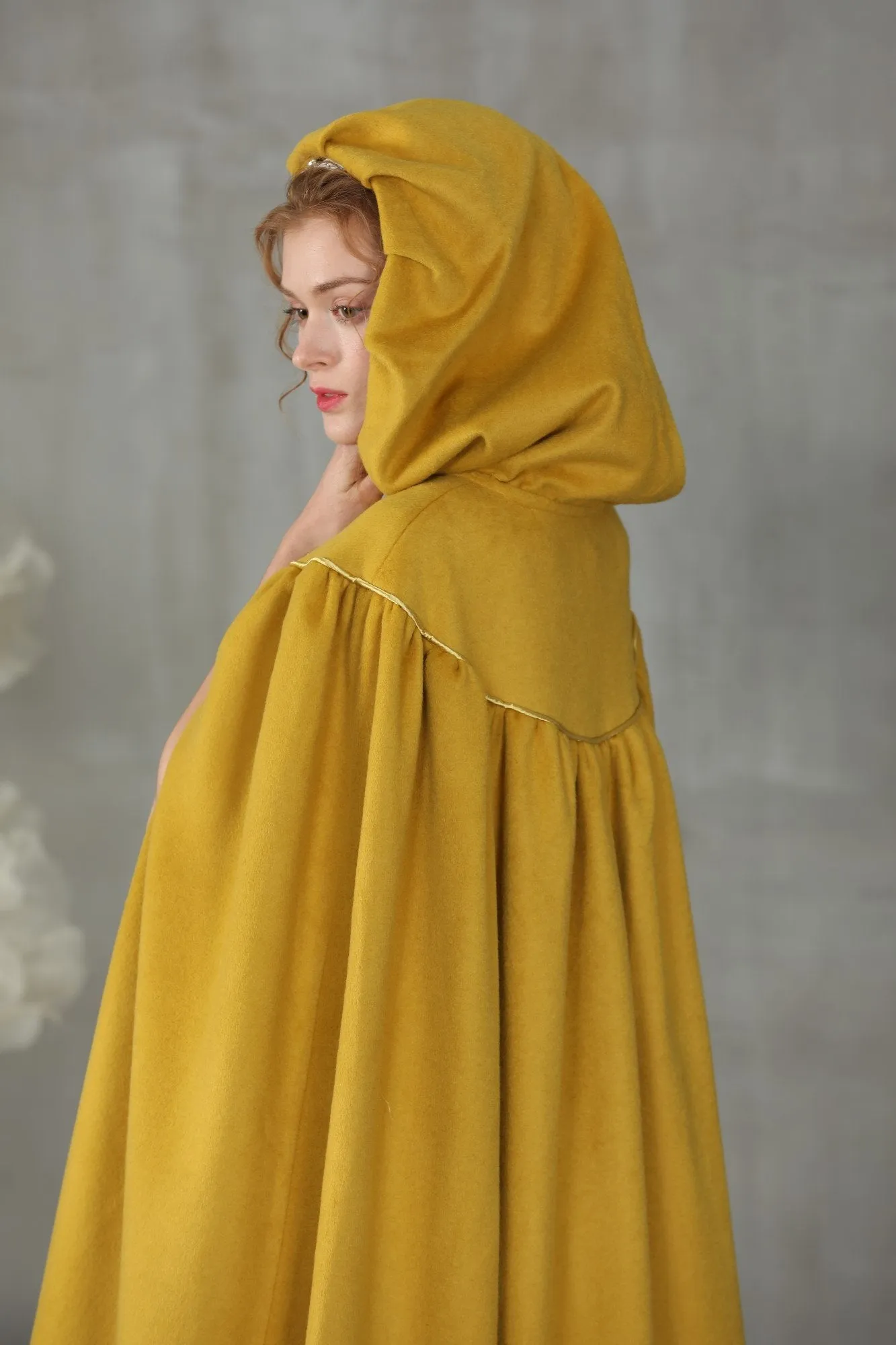 Perfumer 33 | white wool cloak wedding cape