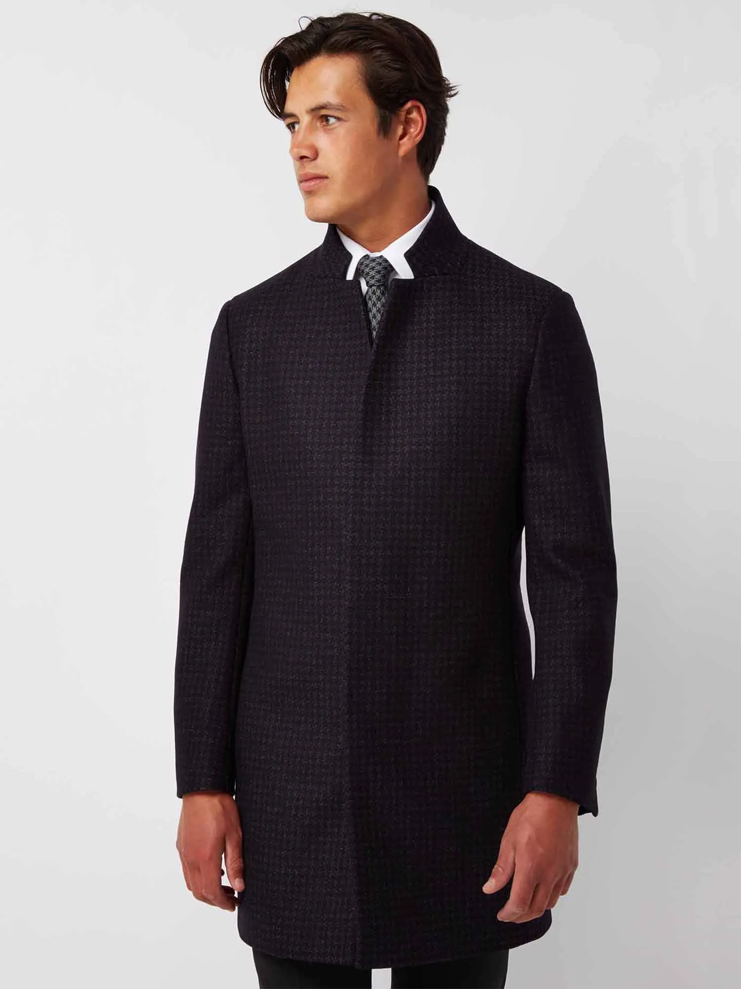 Remus - Pearson Navy Overcoat