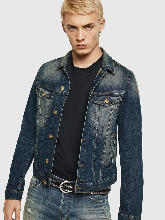 Slim-fit Denim Trucker Jacket