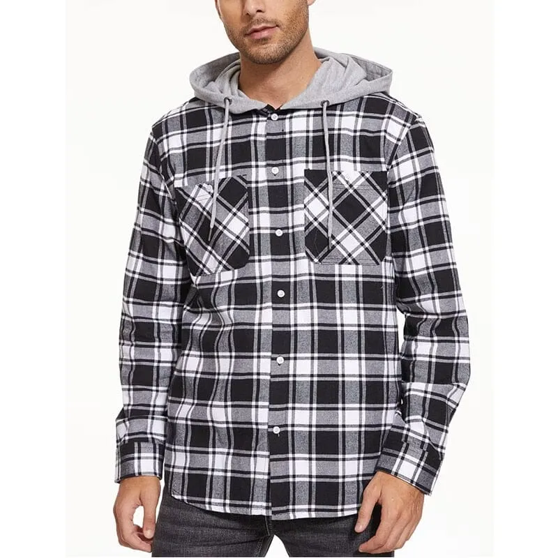 The Beckett Hooded Winter Flannel - Multiple Colors