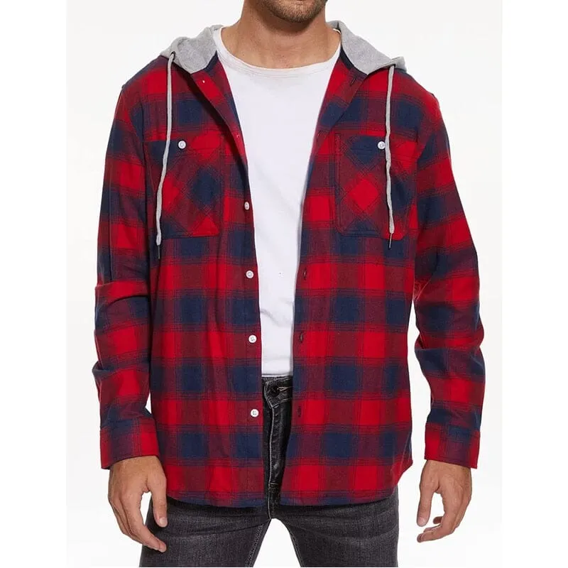 The Beckett Hooded Winter Flannel - Multiple Colors