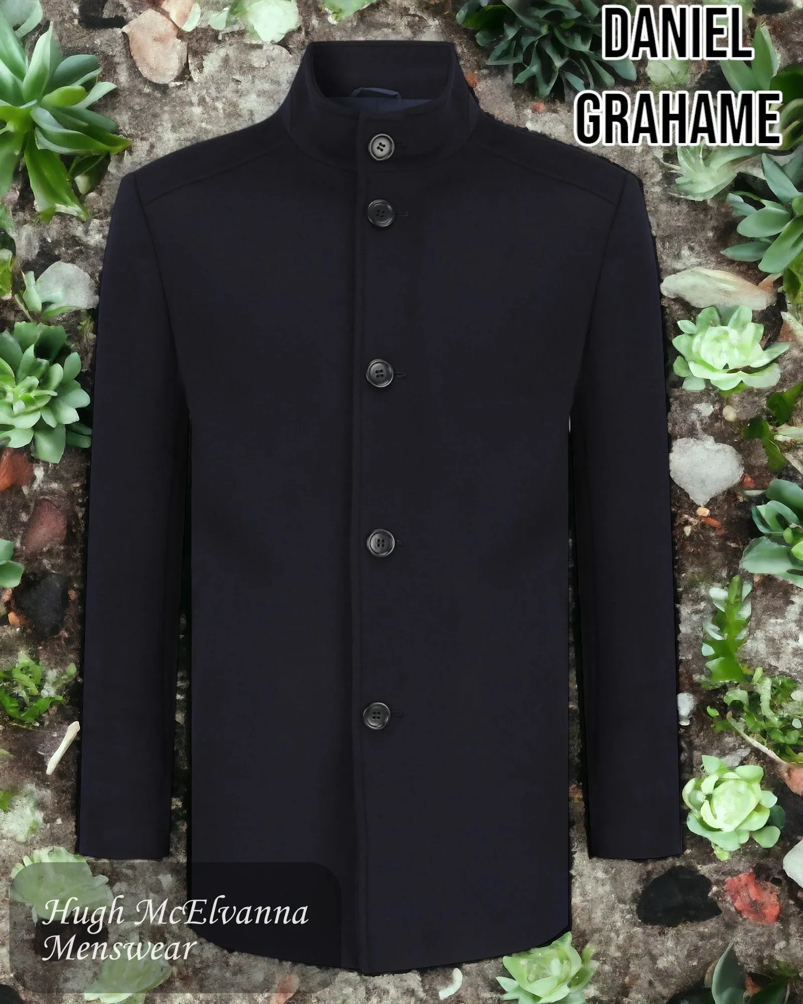 WATSON Navy Fashion Overcoat 90206-28