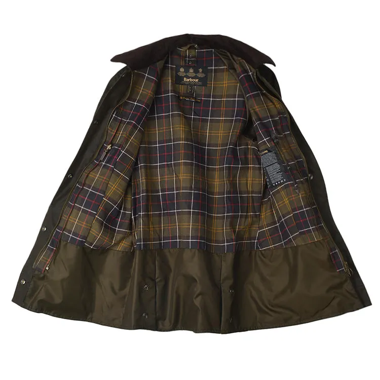 Women Classic Beadnell Wax Jacket_OLIVE