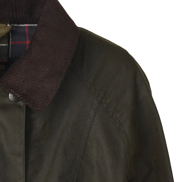 Women Classic Beadnell Wax Jacket_OLIVE